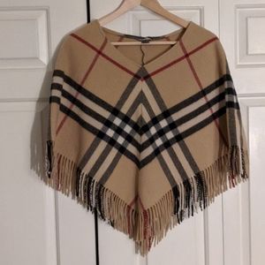 Vintage Burberry Nova Check Pancho